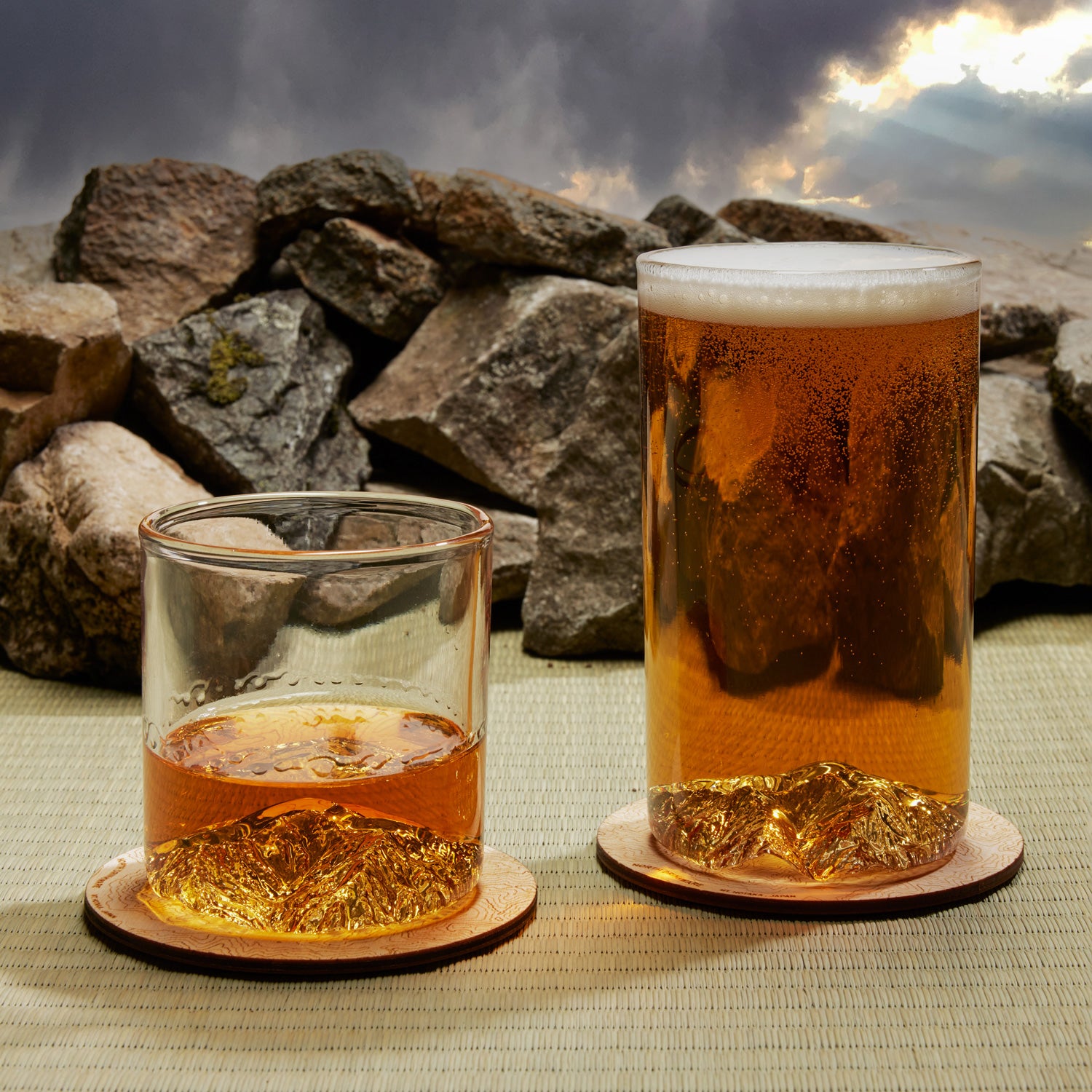 TARPtoTARP WANTKEYCAMP グラス&コースターM セット ① TARPtoTARP×WANTKEYCAMP】グラス&コースターMセット販売 ORIGINAL